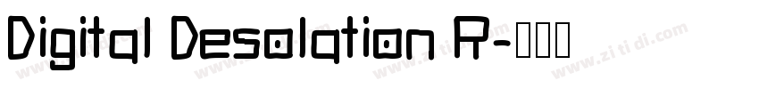 Digital Desolation R字体转换